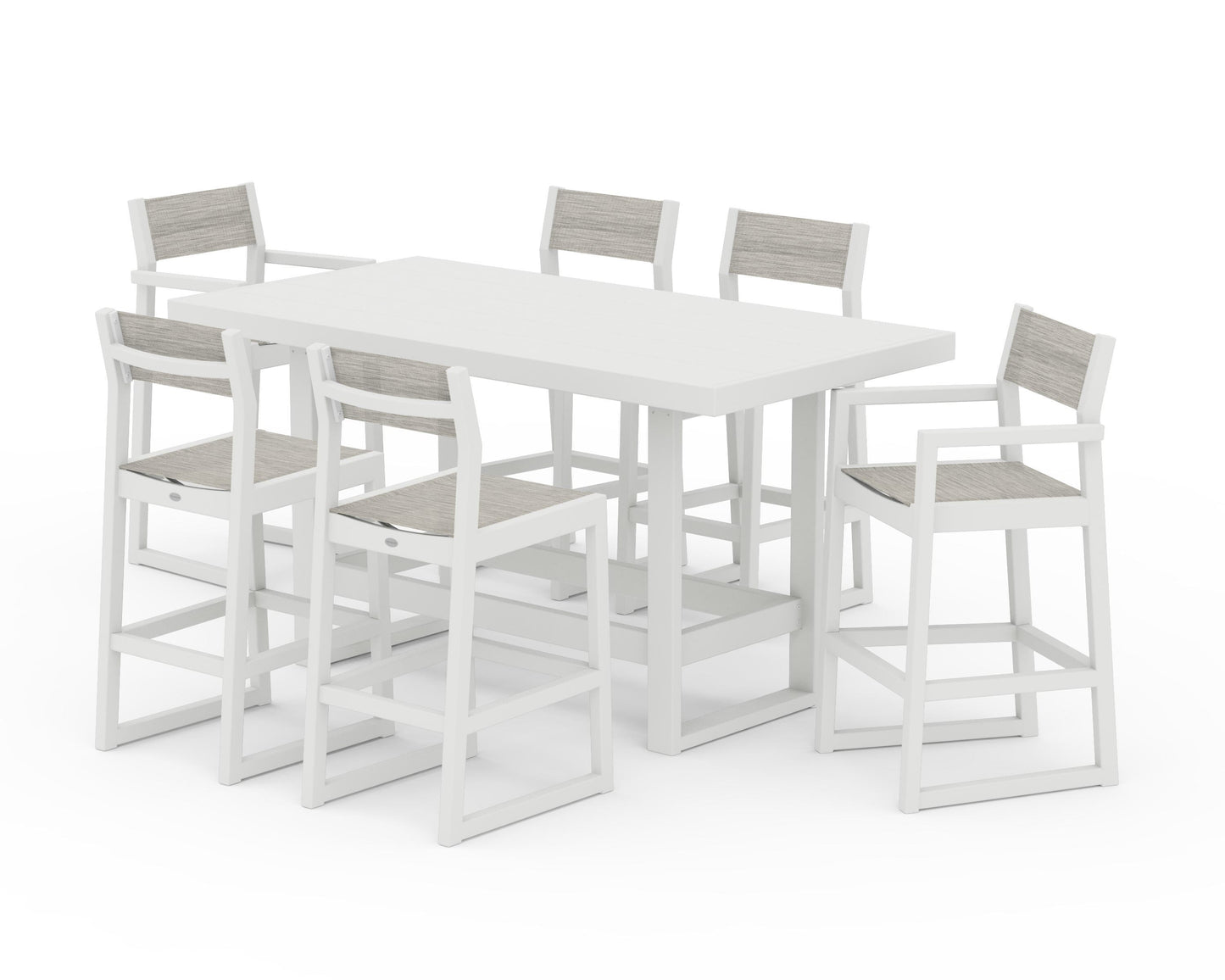 EDGE Sling 7-Piece Bar Table Set