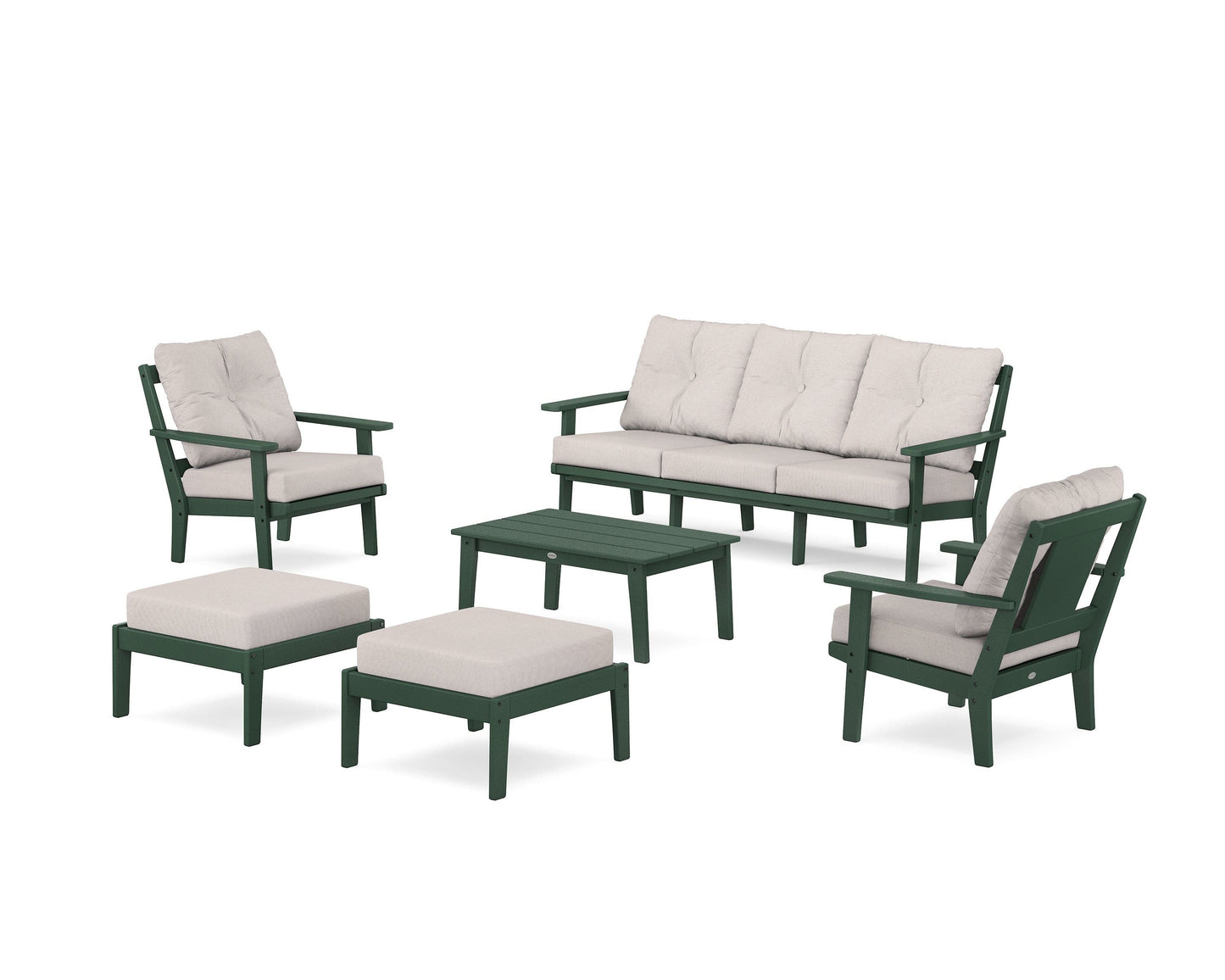 Prairie 6-Piece Lounge Sofa Set
