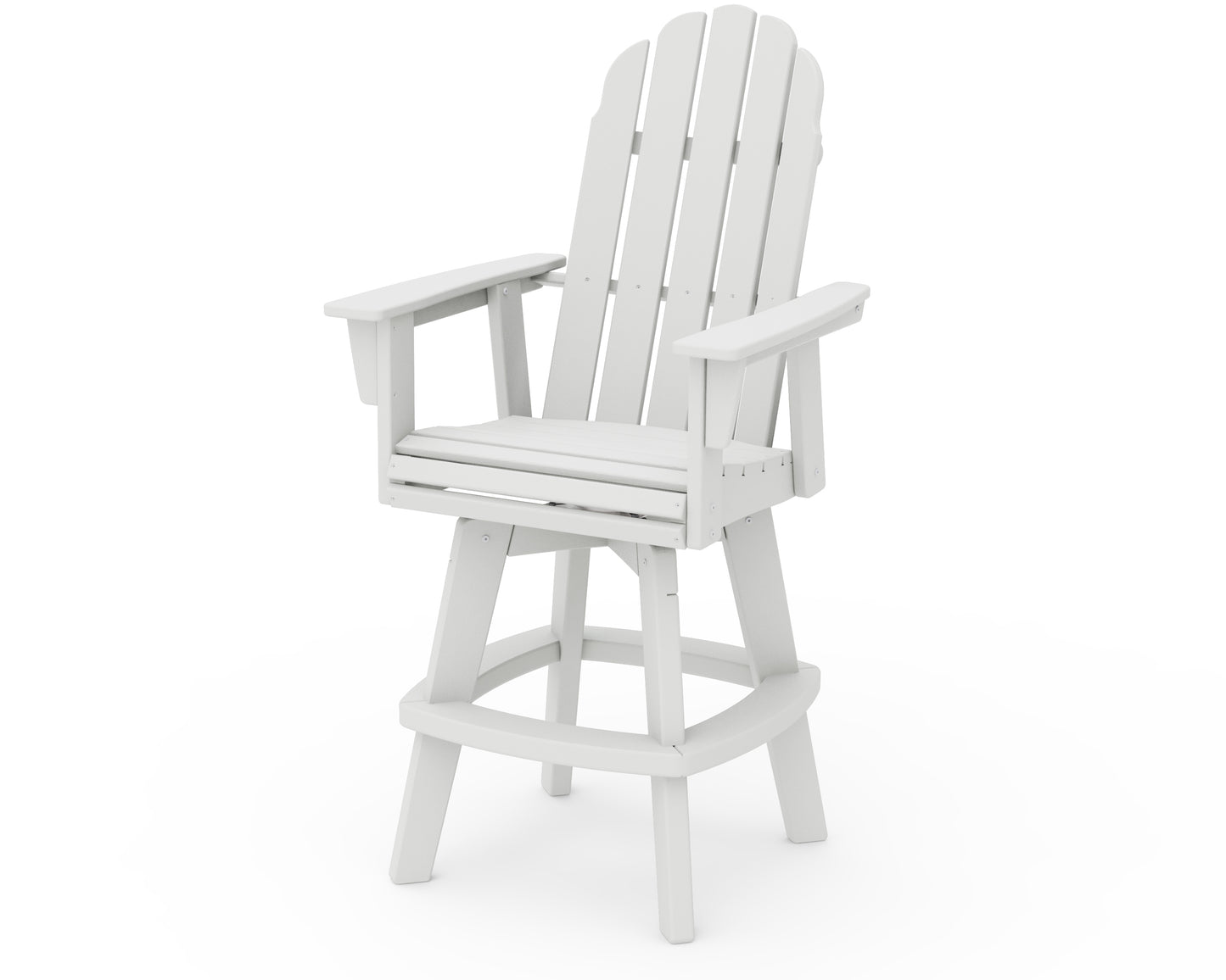 Vineyard Curveback Adirondack Swivel Bar Chair
