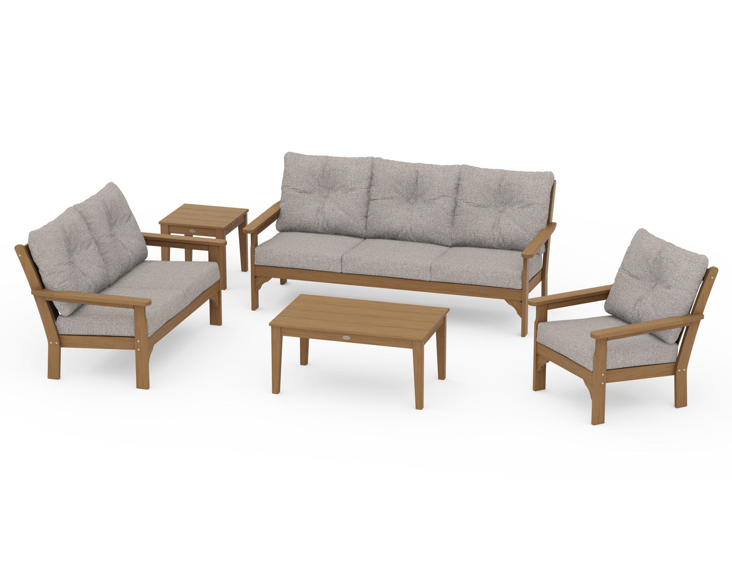Vineyard 5 Piece Deep Seating Set