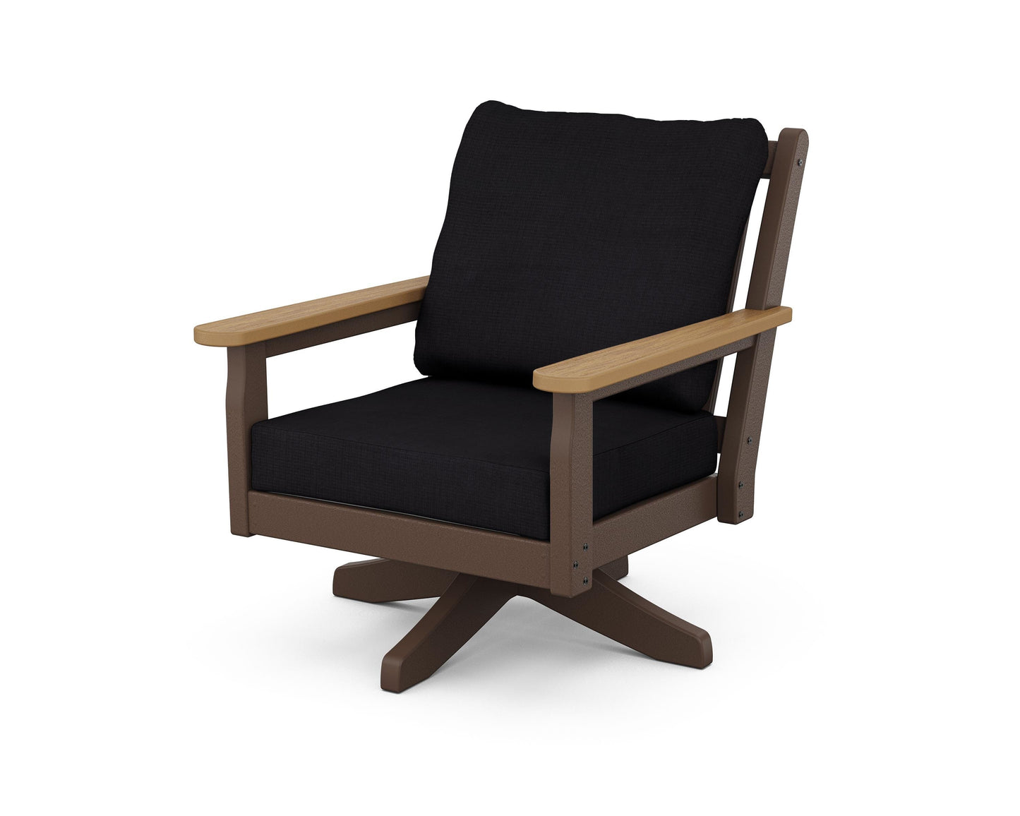 Chippendale Deep Seating Swivel Chair