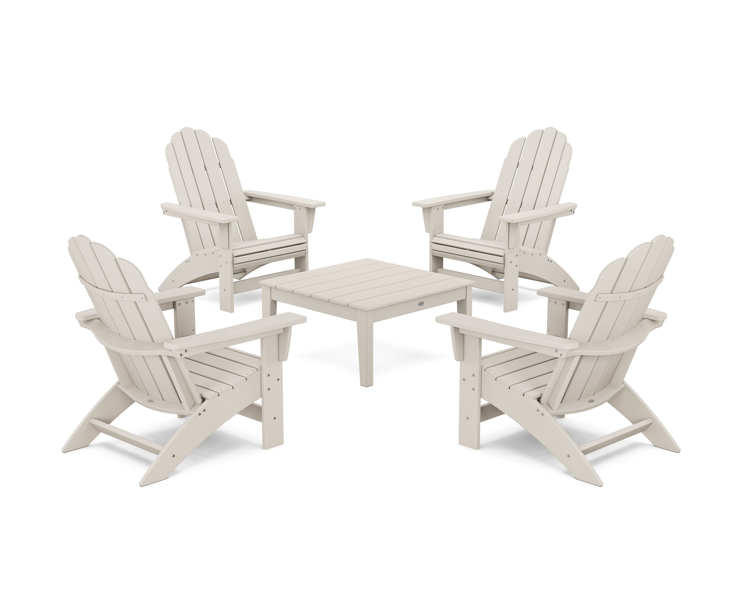 5-Piece Vineyard Grand Adirondack Chair Conversation Group