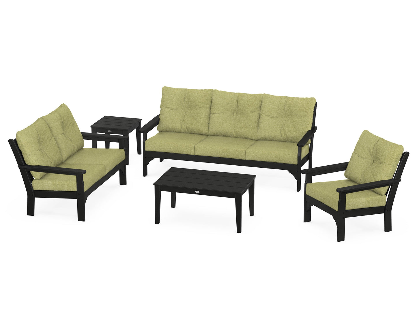 Vineyard 5 Piece Deep Seating Set