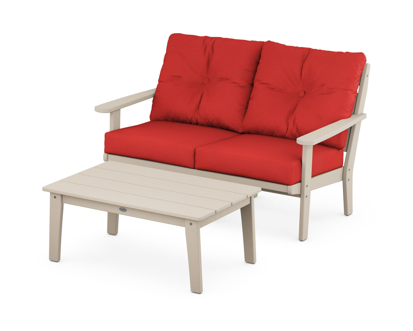 Lakeside 2-Piece Lounge Loveseat Set