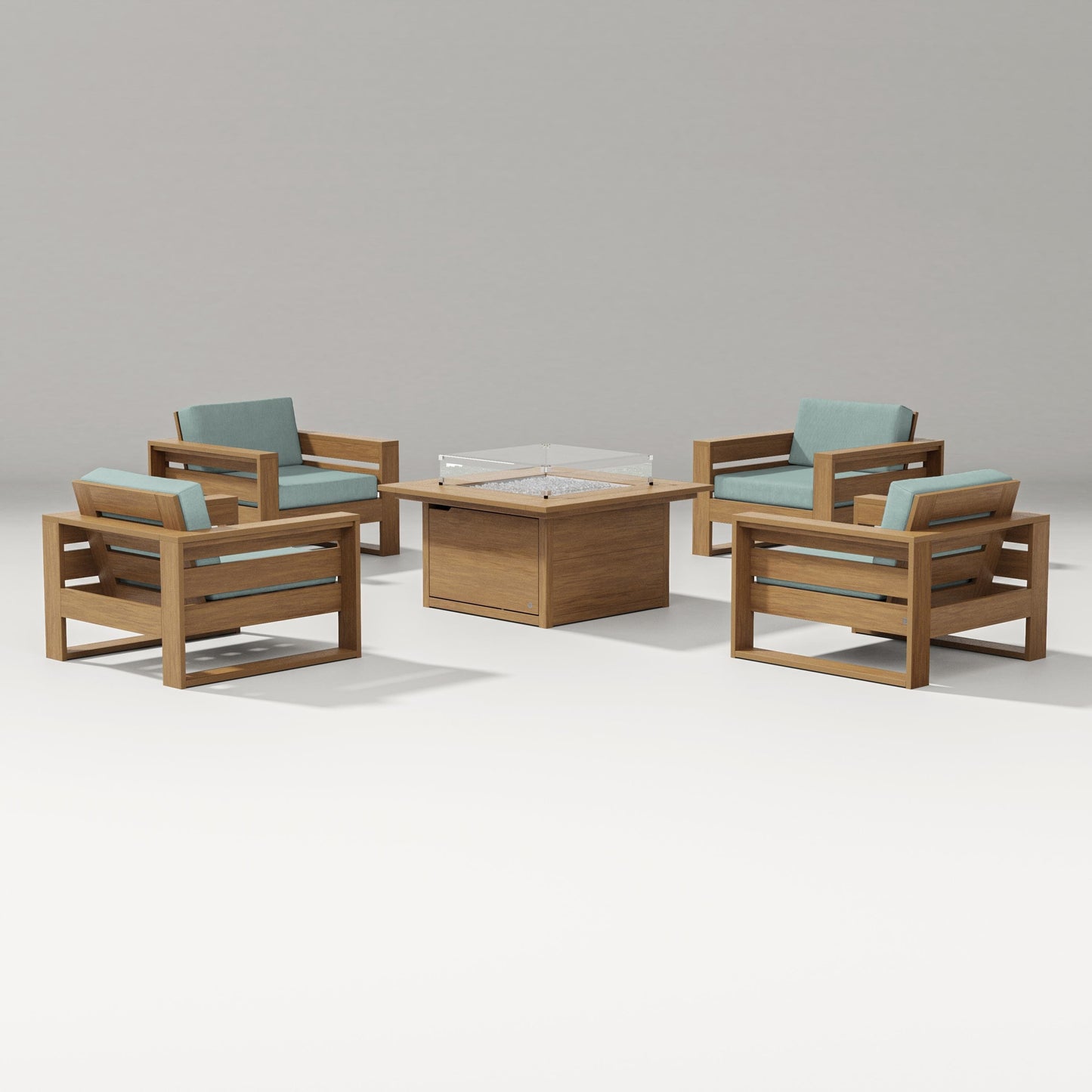 Latitude 5-Piece Lounge Fire Table Set