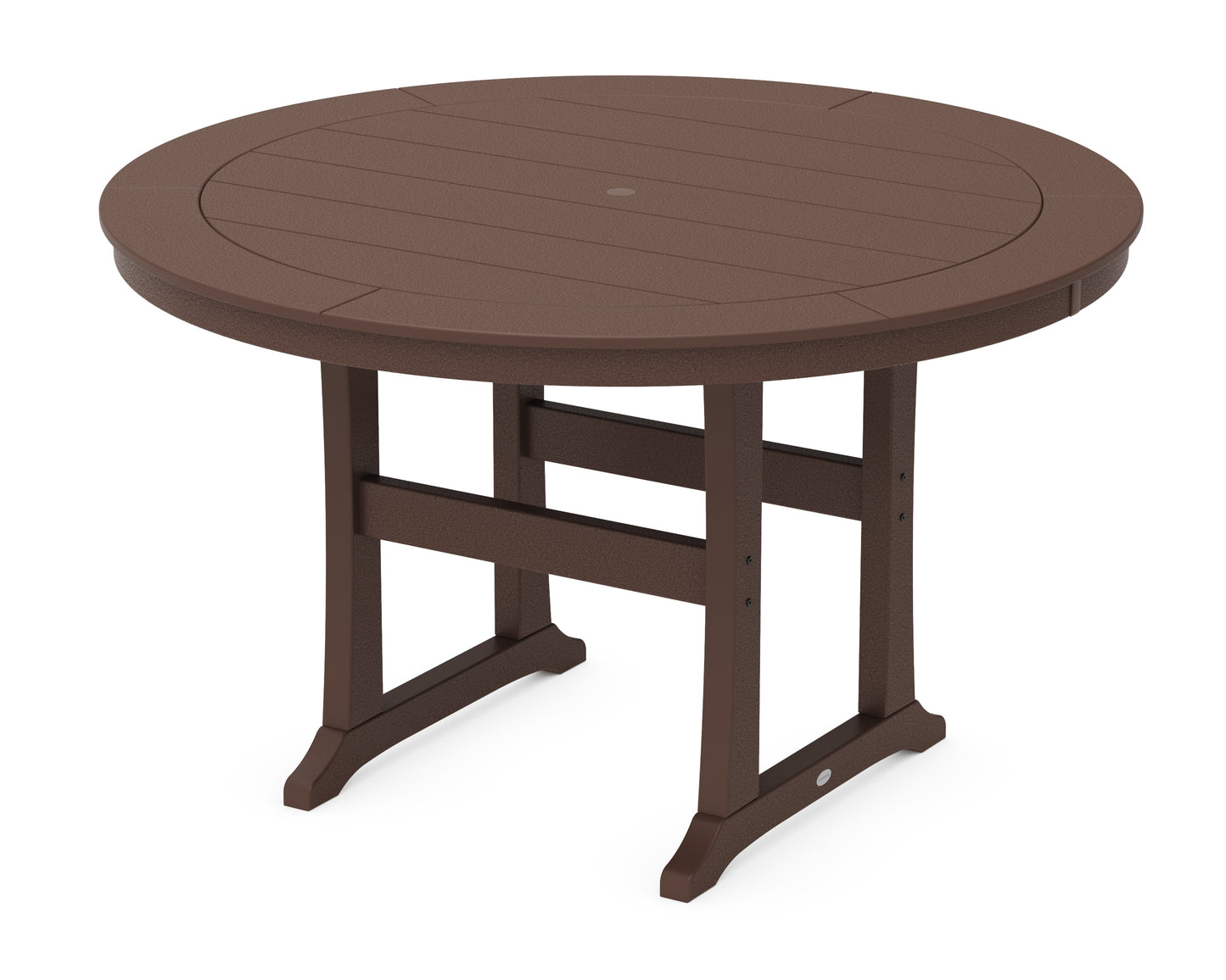 Nautical Trestle 60" Round Counter Table