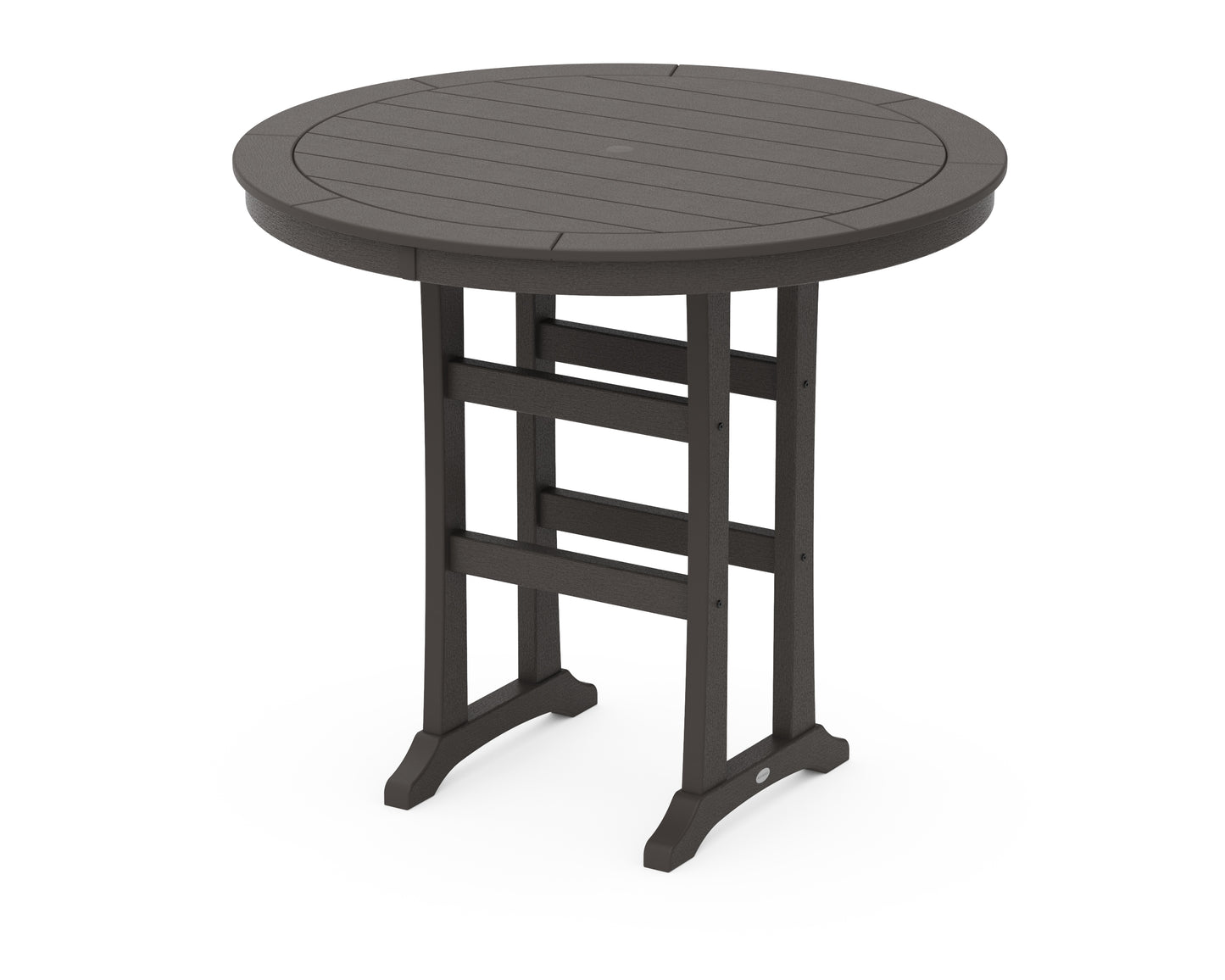 Nautical Trestle 48" Round Bar Table