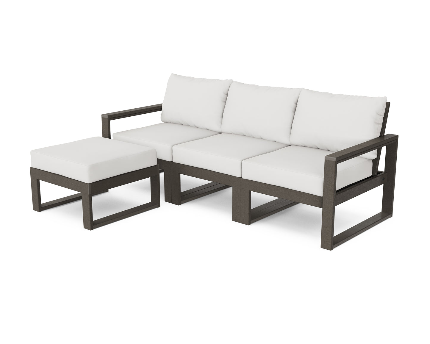 EDGE 4-Piece Modular Deep Seating Set with Ottoman