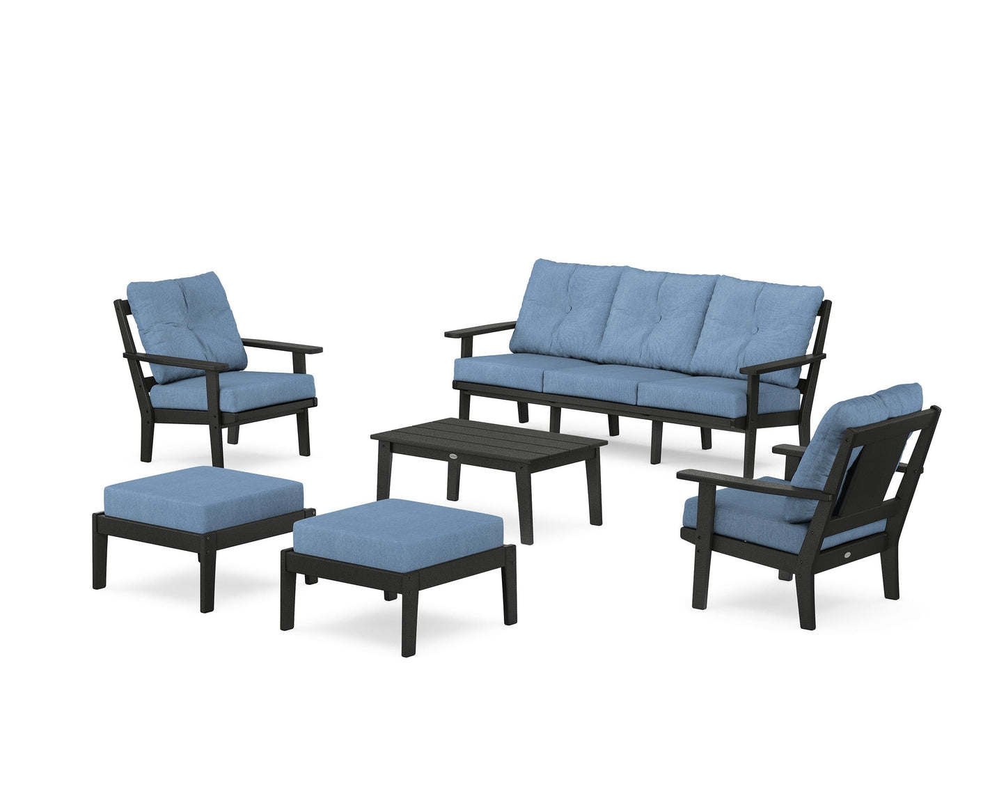 Prairie 6-Piece Lounge Sofa Set