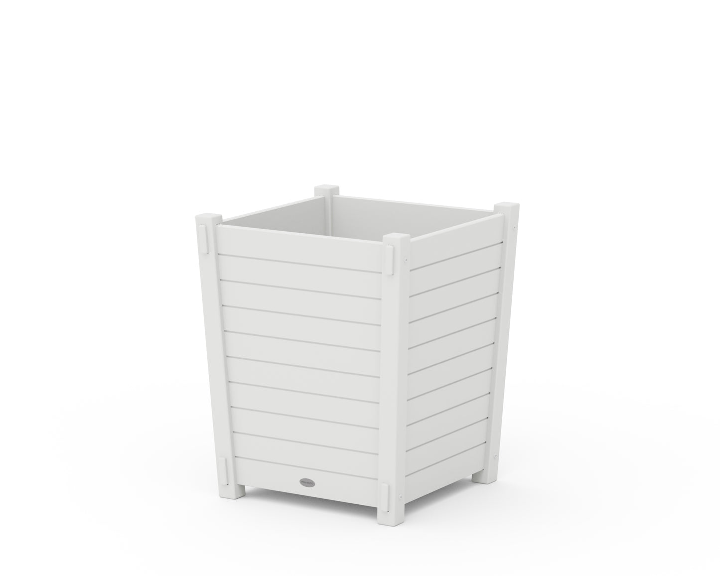 Nautical Large Tapered Square Short Planter Box