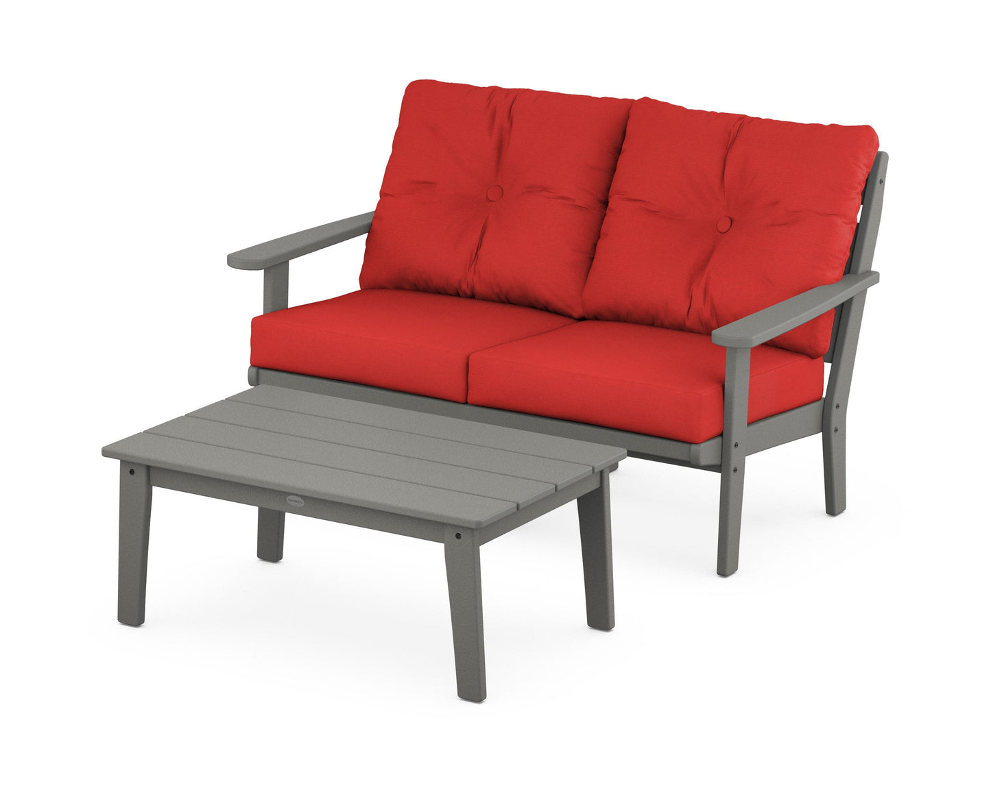 Lakeside 2-Piece Lounge Loveseat Set