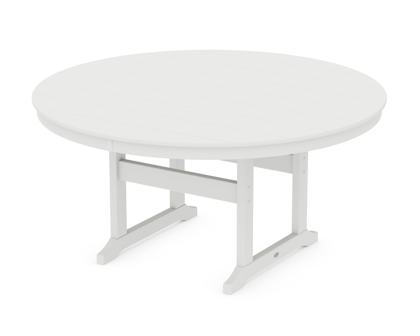 60" Round Farmhouse Dining Table