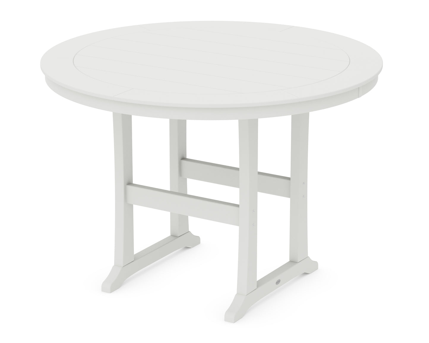 Nautical Trestle 60" Round Bar Table