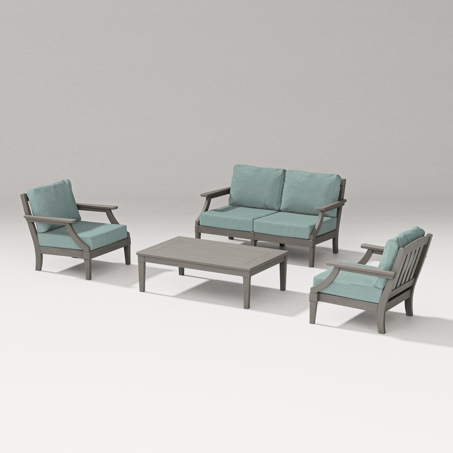 Estate Lounge 4-Piece Loveseat Set