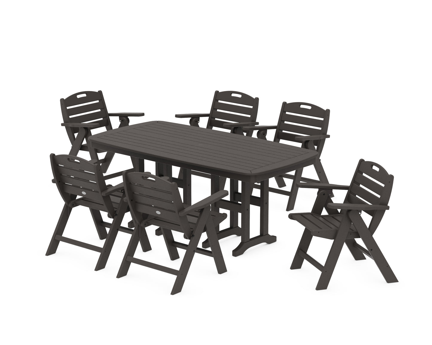 Nautical Lowback 7-Piece Dining Set