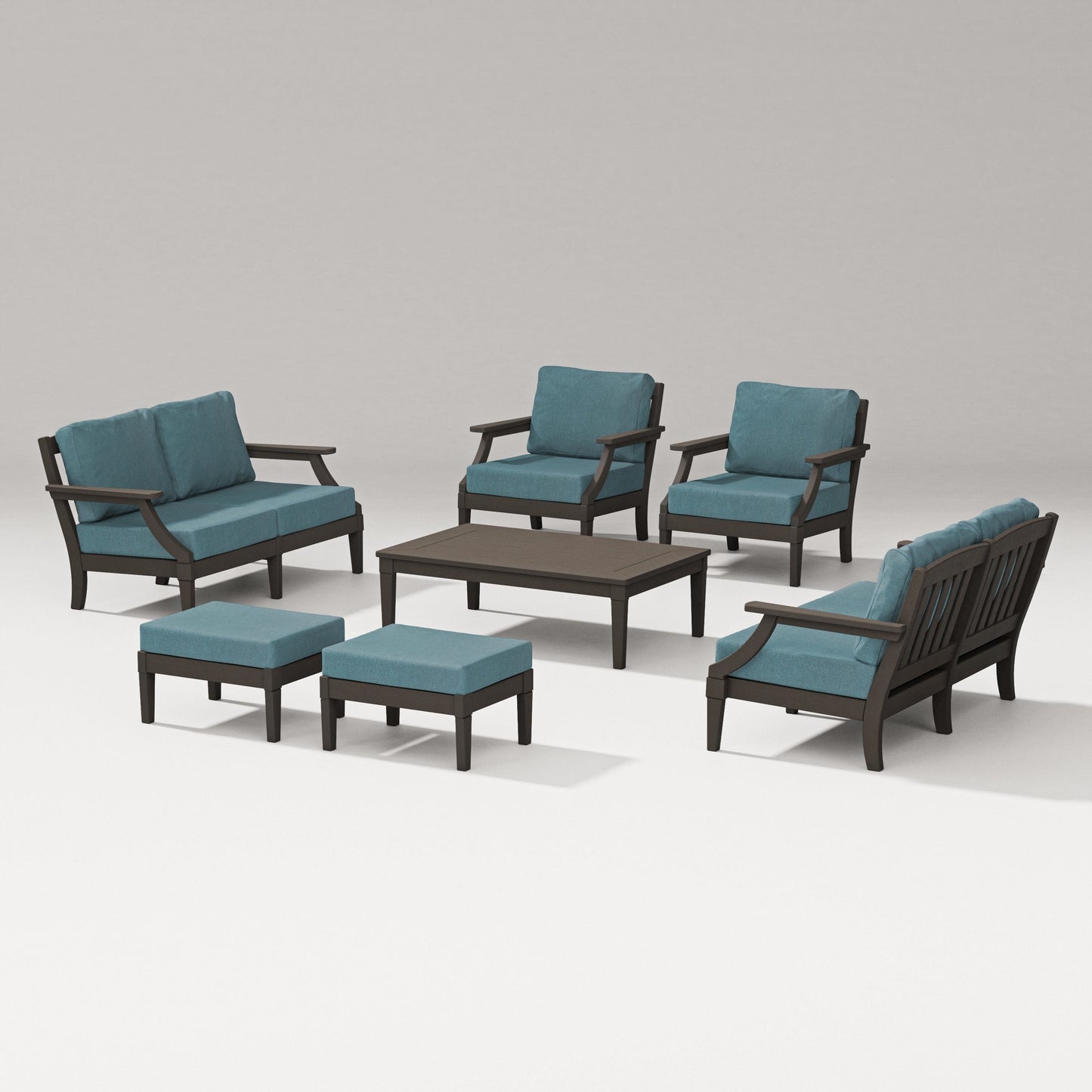 Estate 7-Piece Lounge Loveseat Set