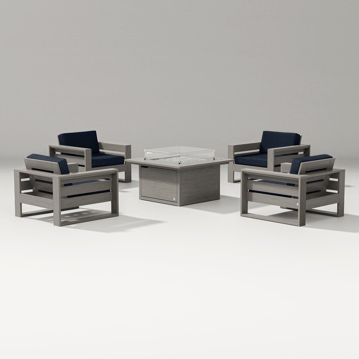 Latitude 5-Piece Lounge Fire Table Set