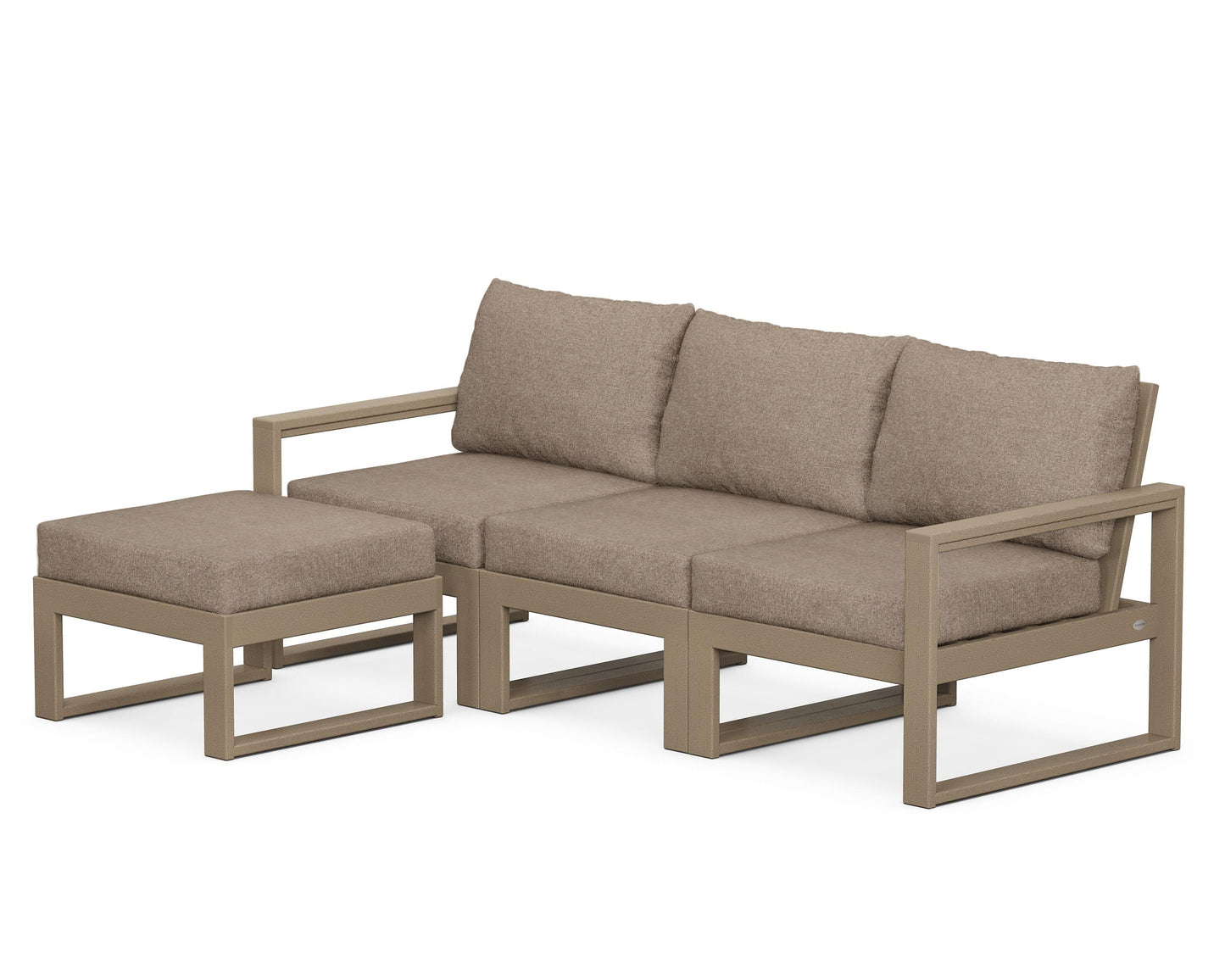 EDGE 4-Piece Modular Deep Seating Set with Ottoman