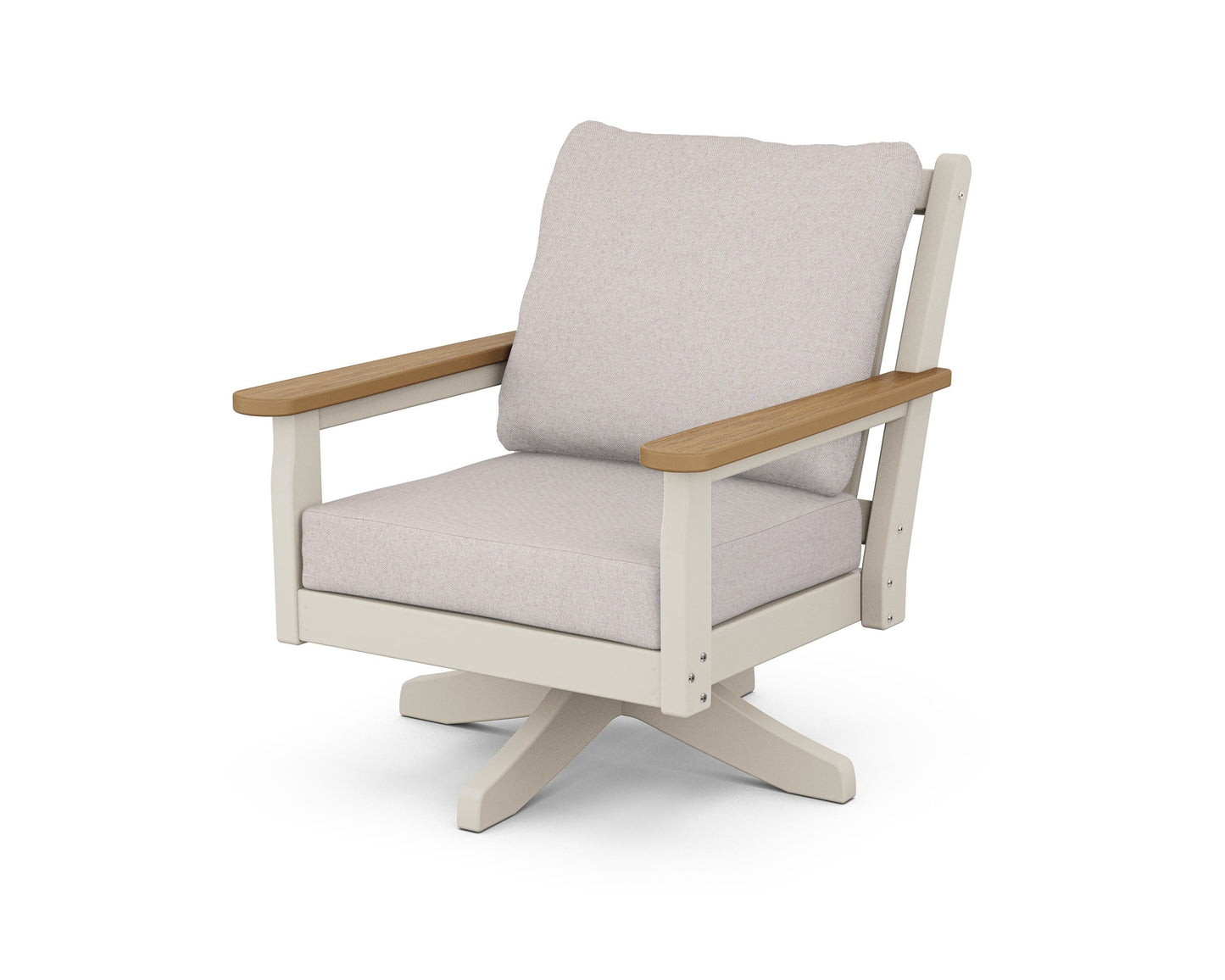 Chippendale Deep Seating Swivel Chair
