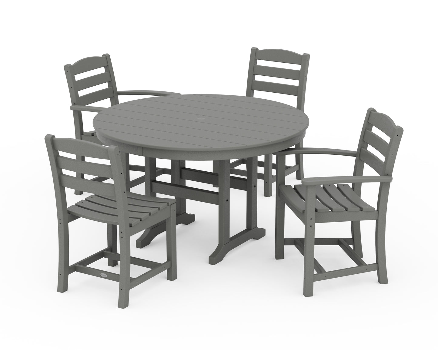 La Casa CafÃ© 5-Piece Round Farmhouse Dining Set