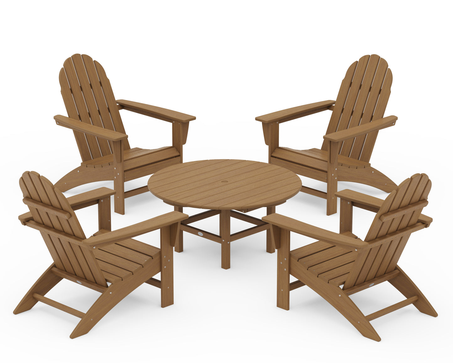 Vineyard 5-Piece Adirondack Chair Conversation Set