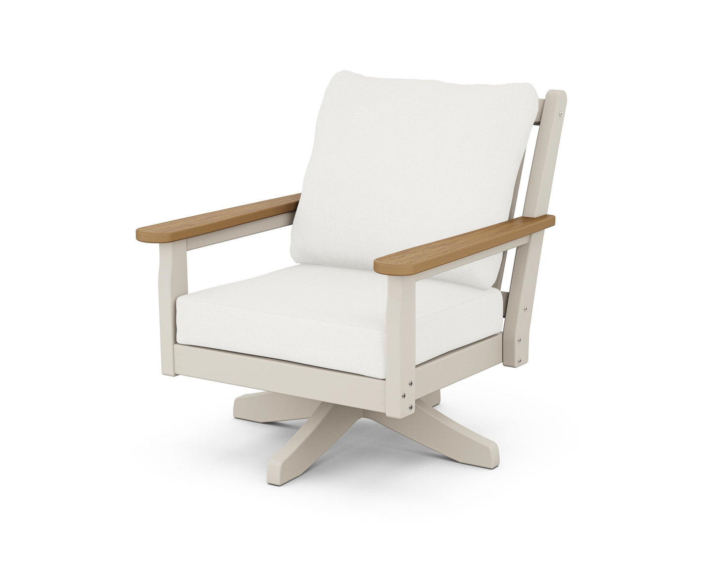 Chippendale Deep Seating Swivel Chair