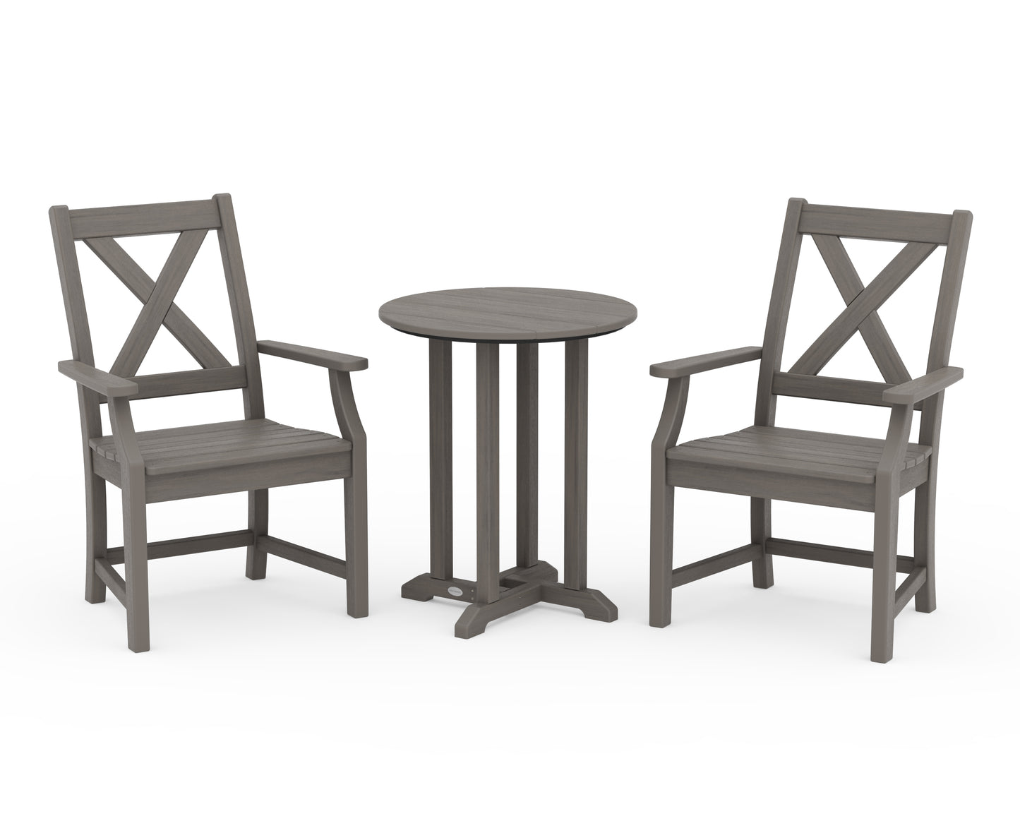 Braxton 3-Piece Round Bistro Dining Set