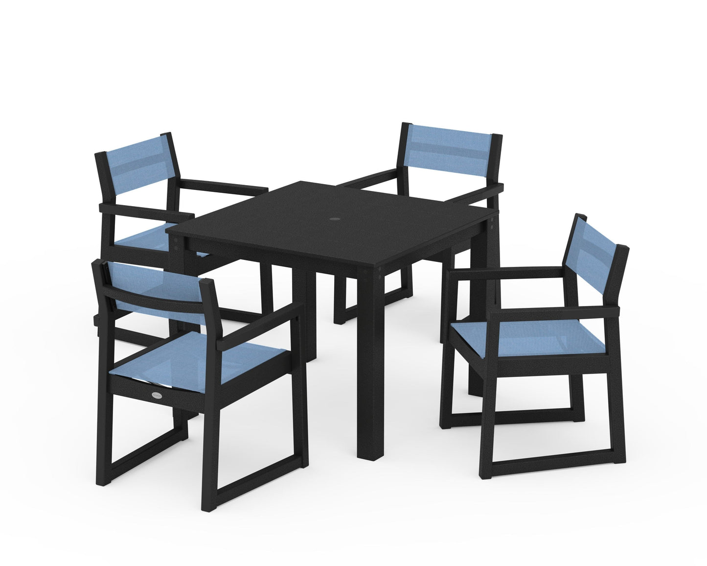 EDGE Sling Arm Chair 5-Piece Parsons Dining Set