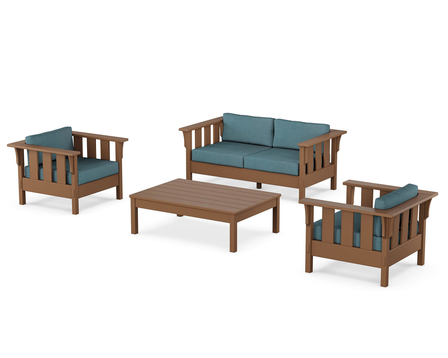 Acadia 4-Piece Deep Seating Set with Loveseat