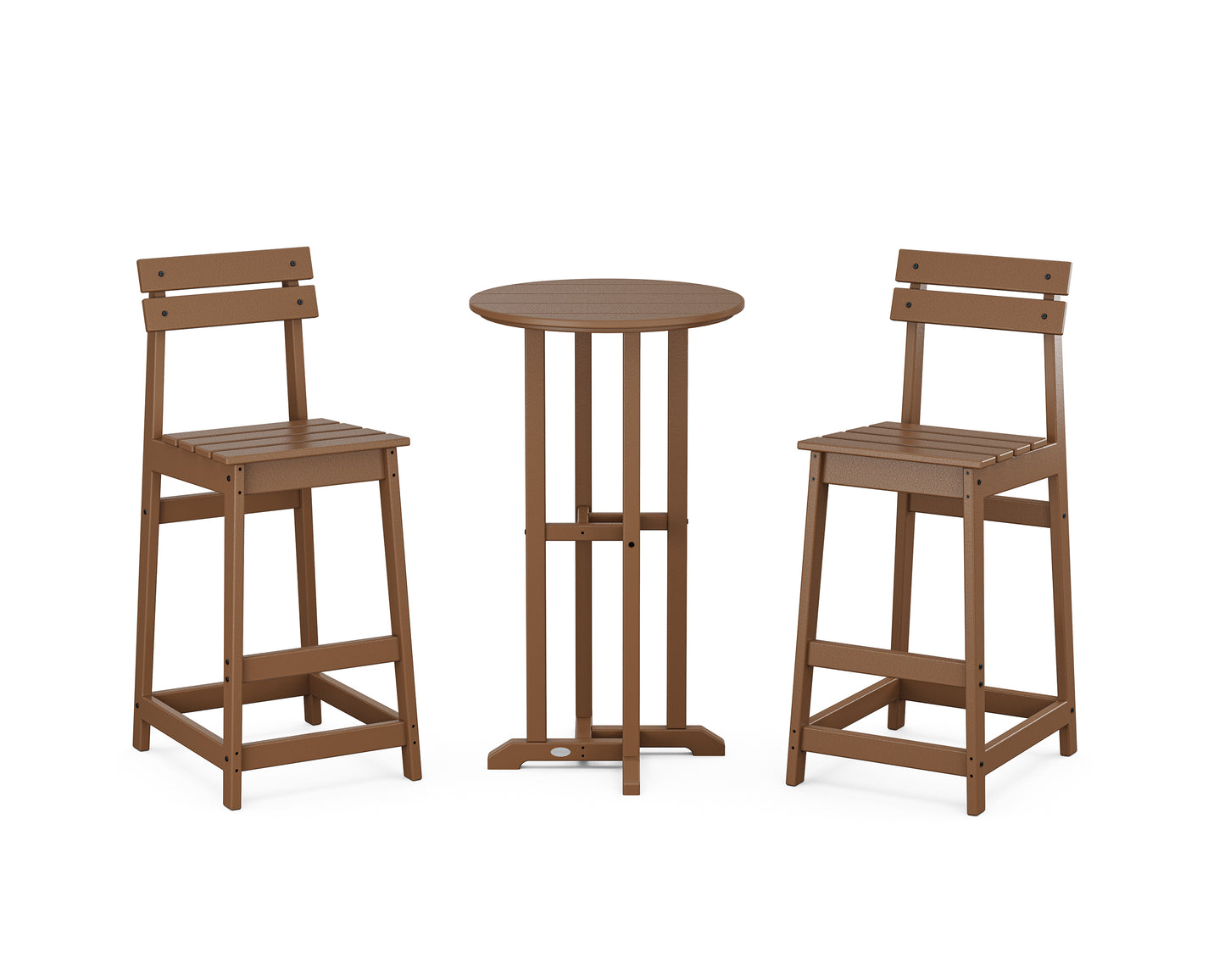 Modern Studio Plaza Bar Chair 3-Piece Bistro Set