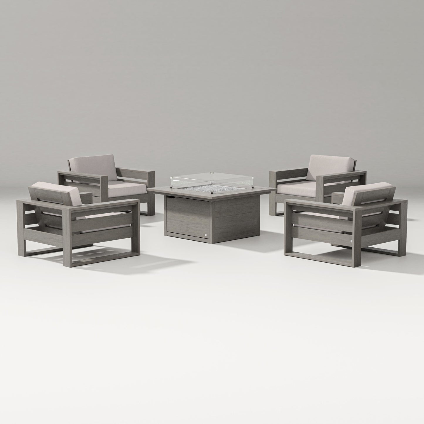 Latitude 5-Piece Lounge Fire Table Set