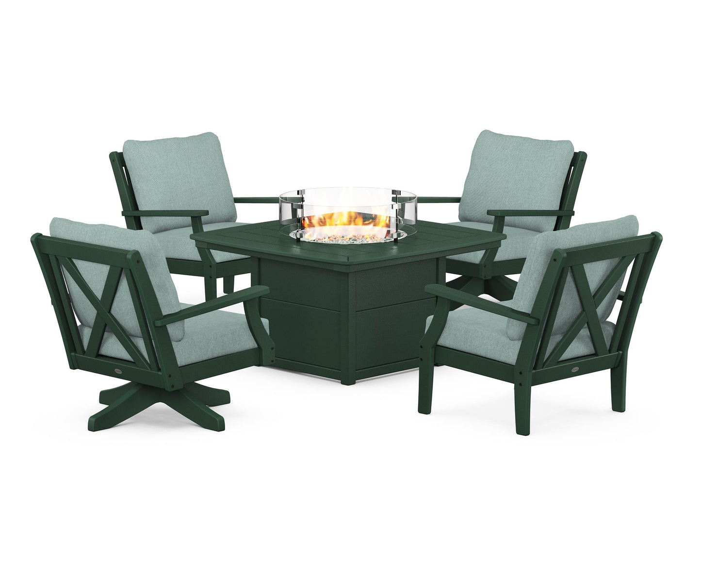 Braxton 5-Piece Deep Seating Set with Fire Table
