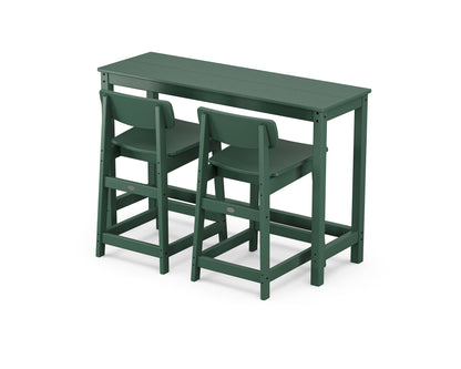 Modern Studio Urban Lowback Counter Chair 3-Piece Balcony Set