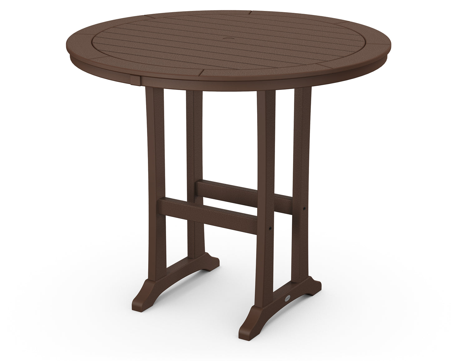 Nautical Trestle 48" Round Bar Table