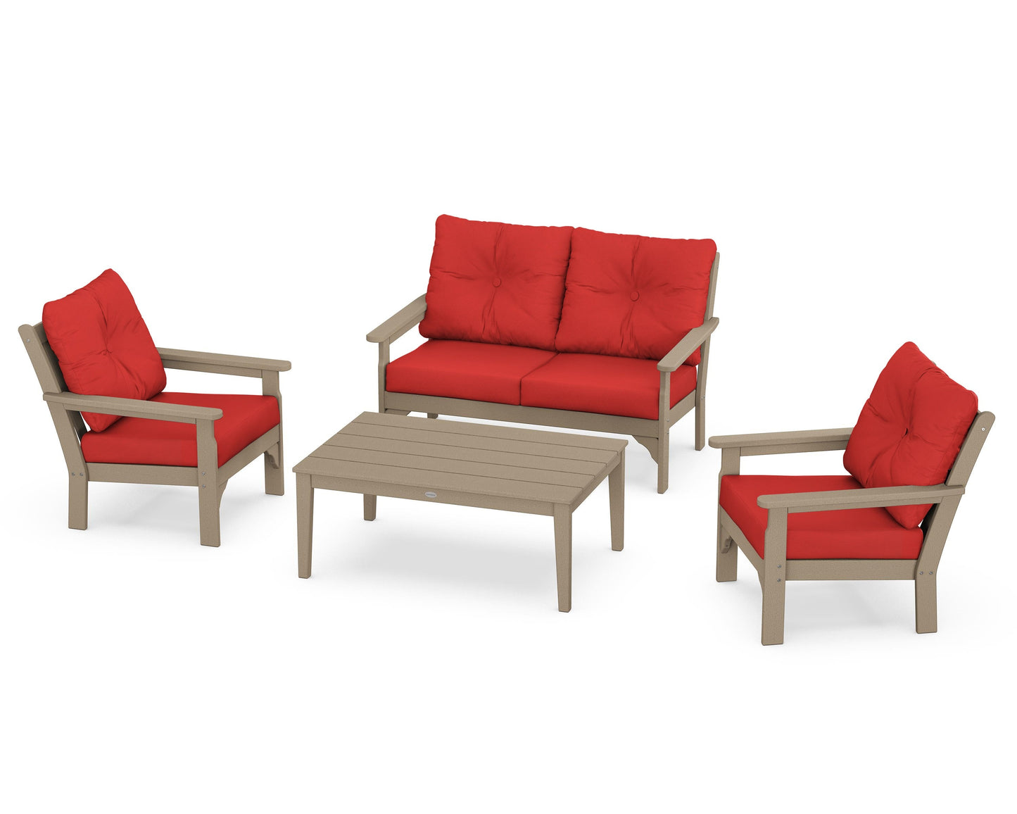 Vineyard 4-Piece Deep Seating Set