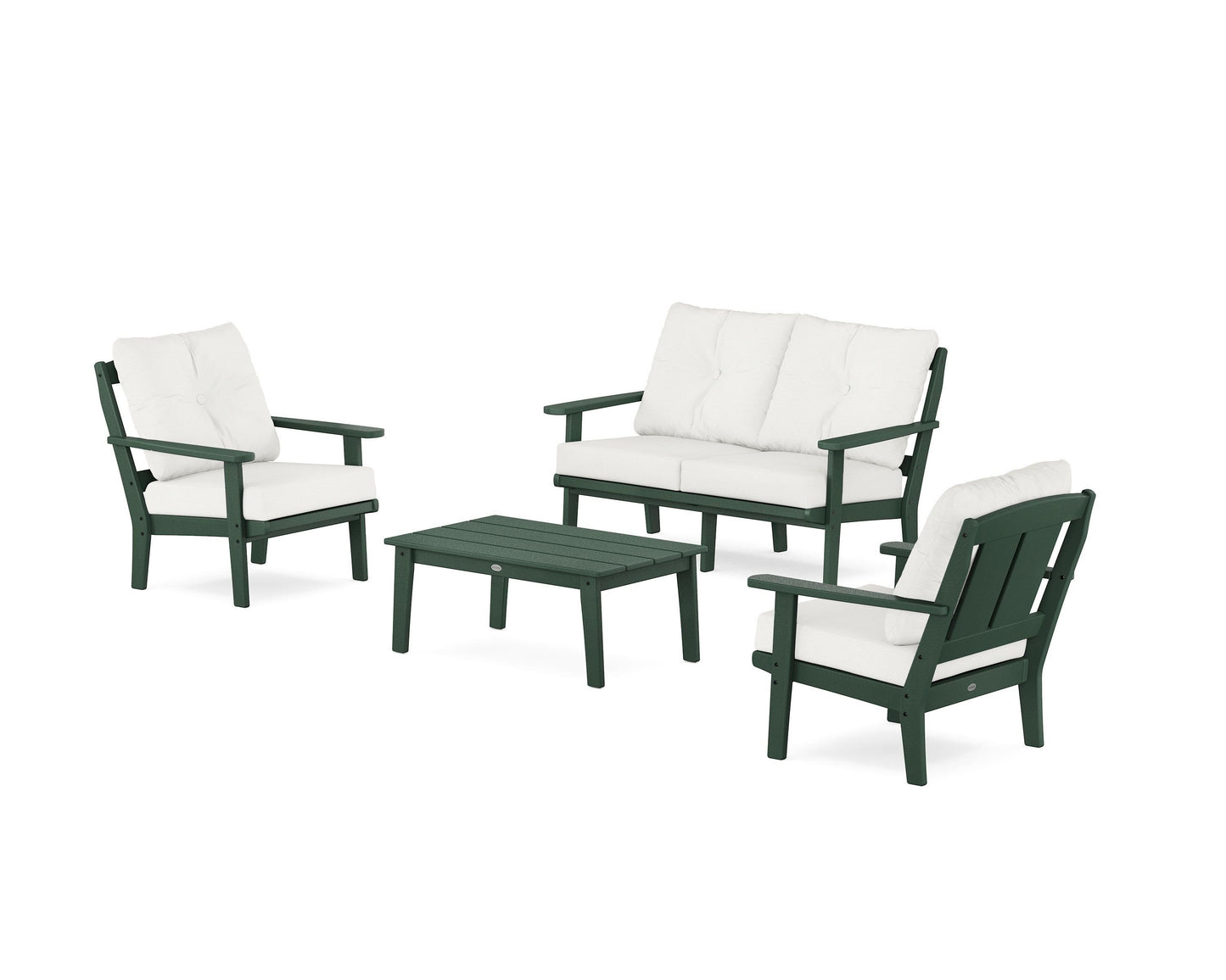 Mission 4-Piece Deep Seating Set with Loveseat
