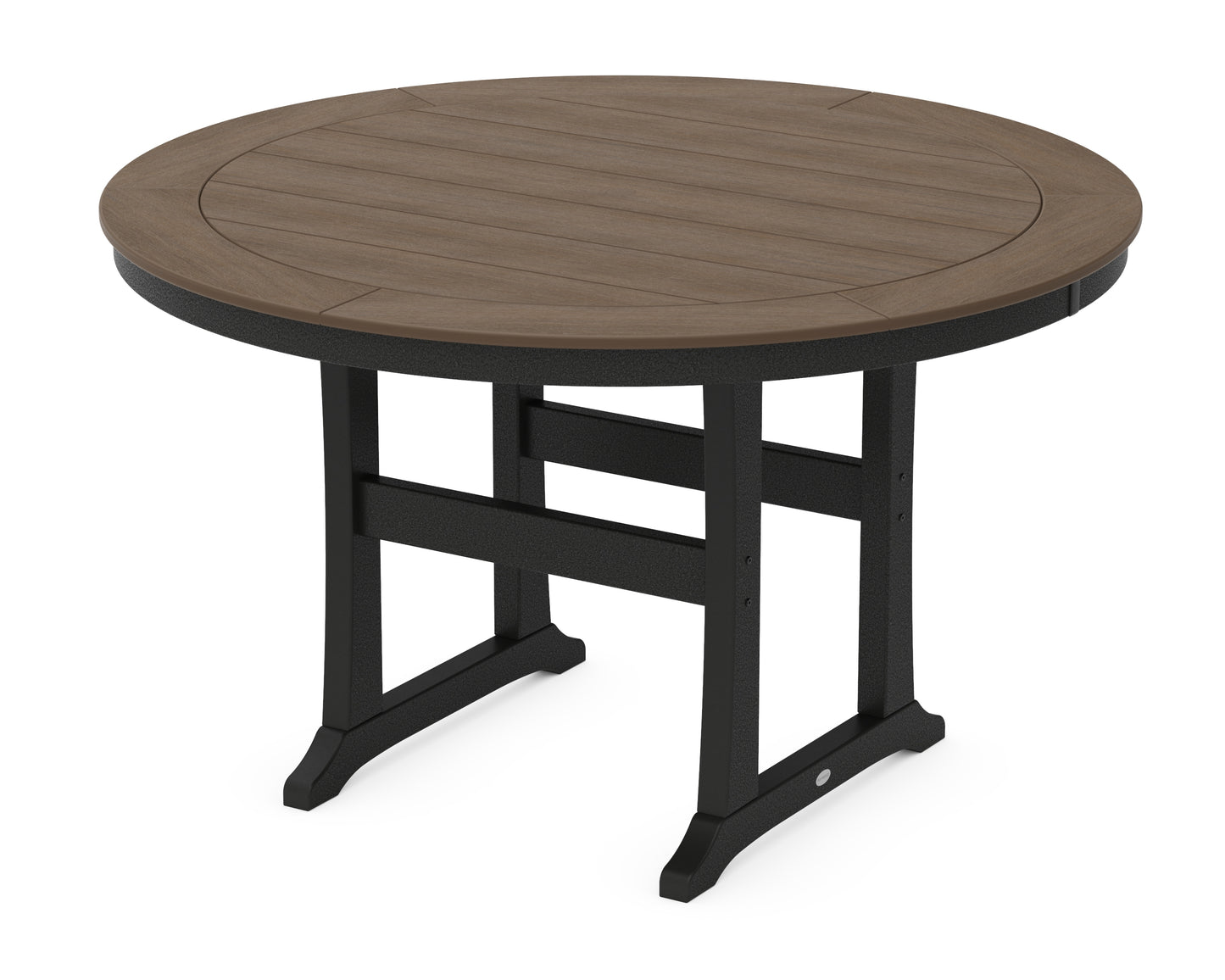 Nautical Trestle 60" Round Counter Table