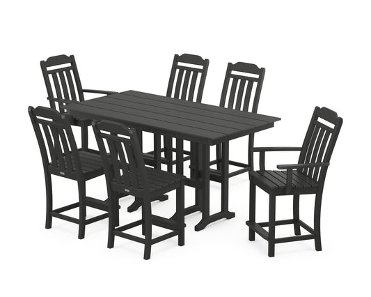 Cottage 7-Piece Farmhouse Counter Set