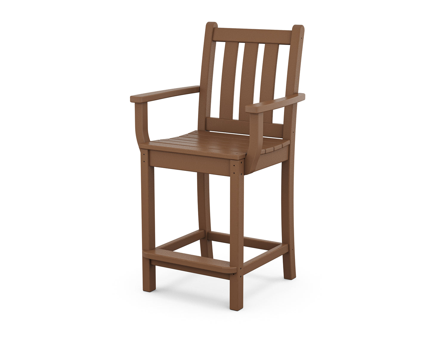 Traditional Garden Counter Arm Chair