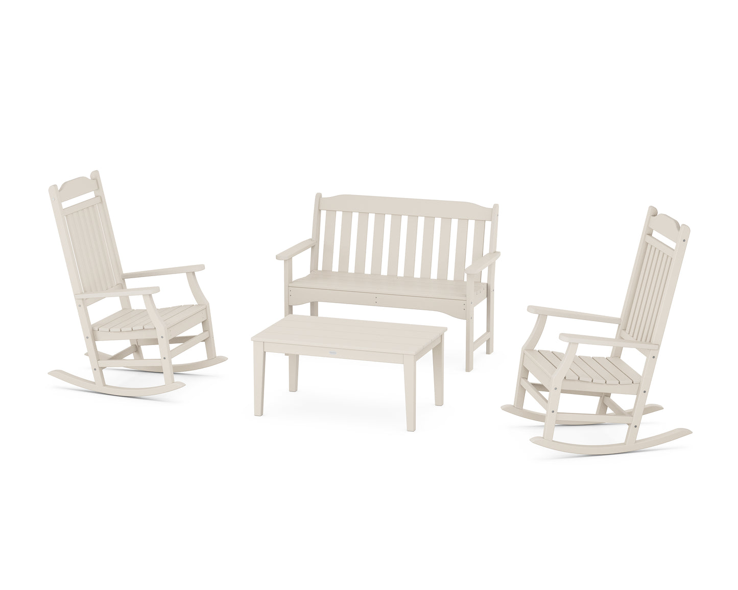 Cottage Rocking Chair 4-Piece Porch Set