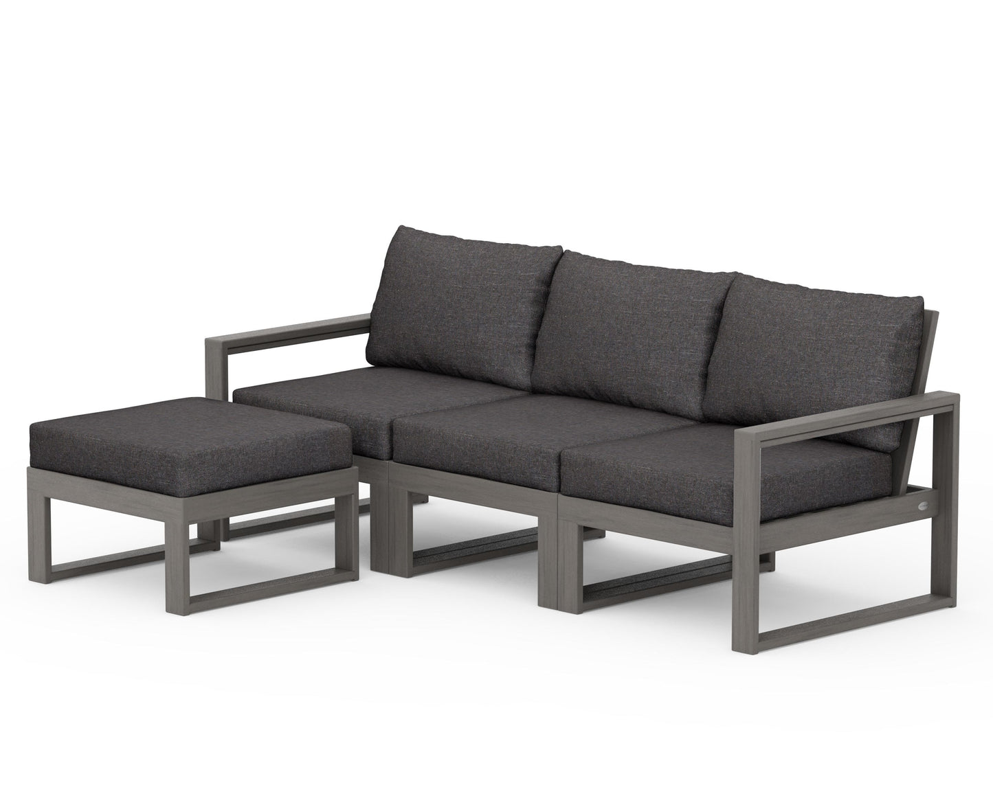 EDGE 4-Piece Modular Deep Seating Set with Ottoman