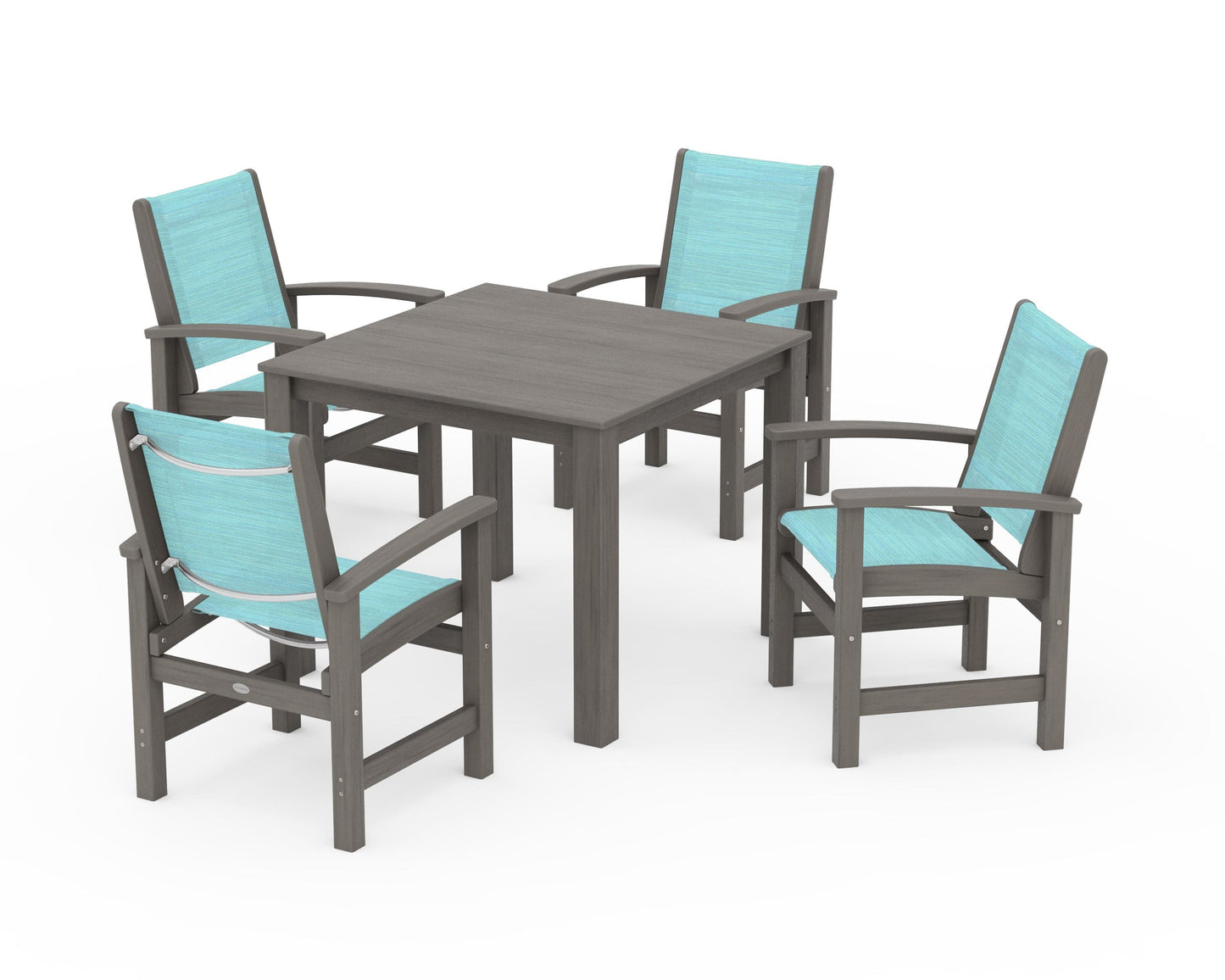 Coastal 5-Piece Parsons Dining Set