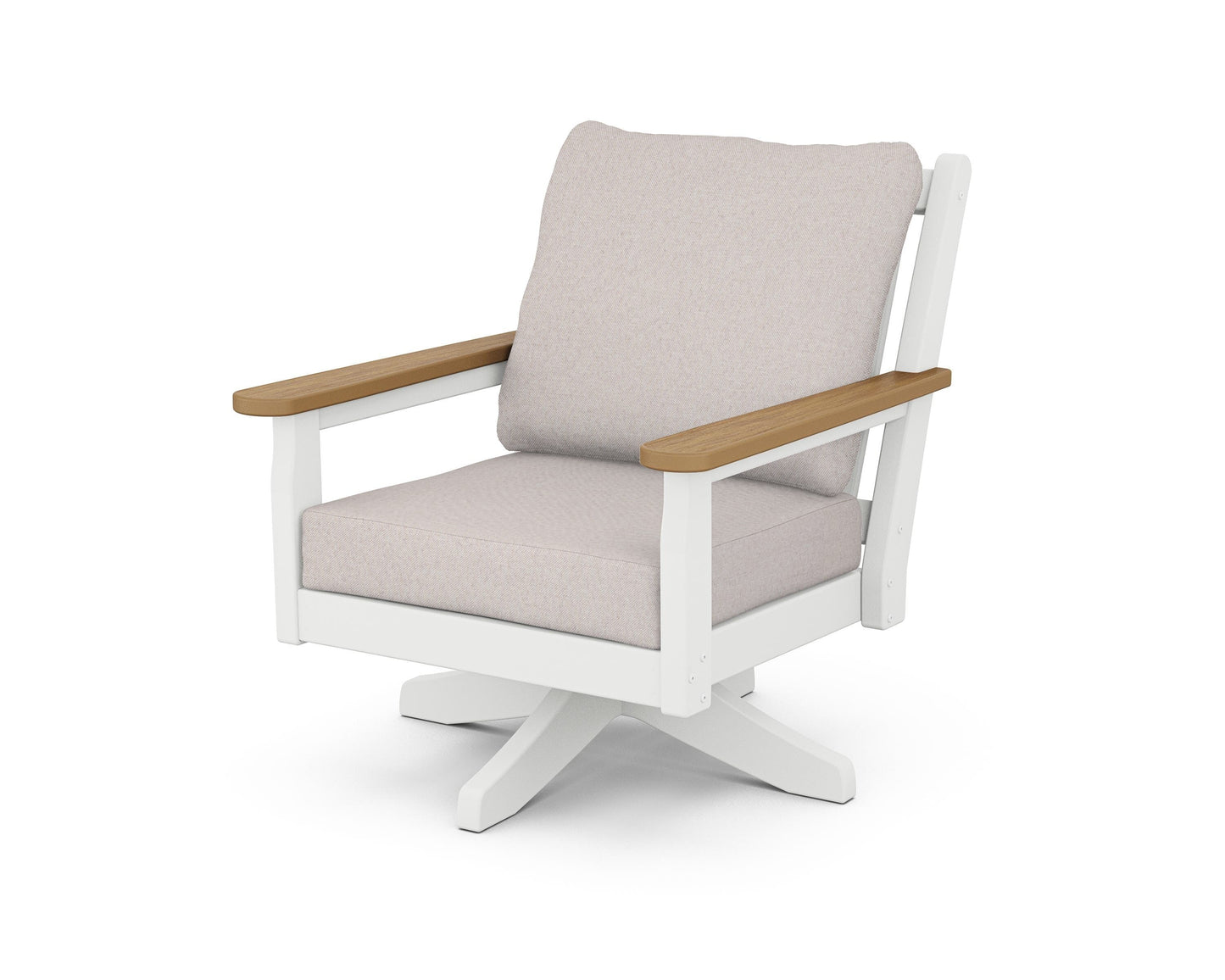 Chippendale Deep Seating Swivel Chair