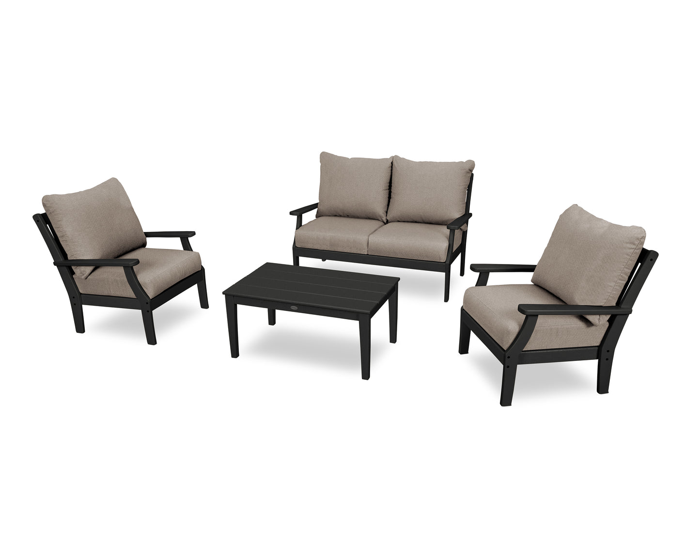Braxton 4-Piece Deep Seating Chair Set