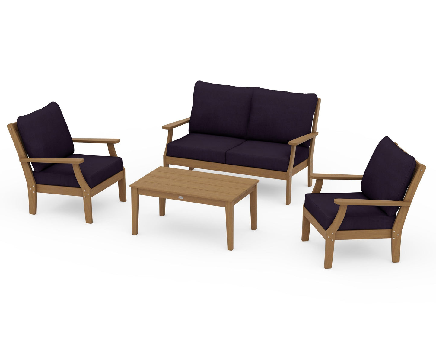 Braxton 4-Piece Deep Seating Chair Set