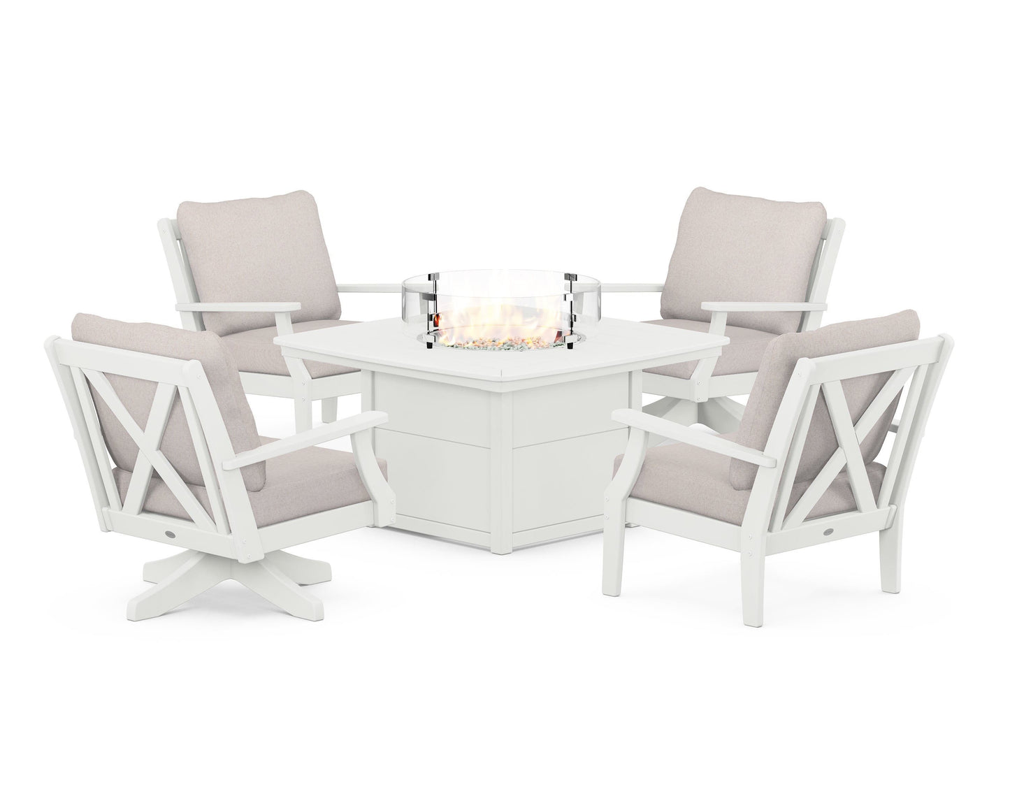 Braxton 5-Piece Deep Seating Set with Fire Table