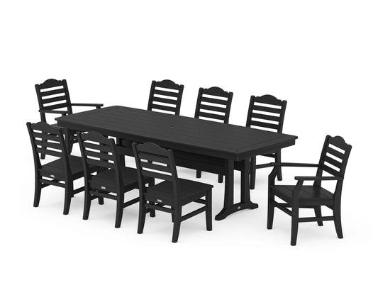 Savannah 9-Piece Dining Set with Trestle Legs