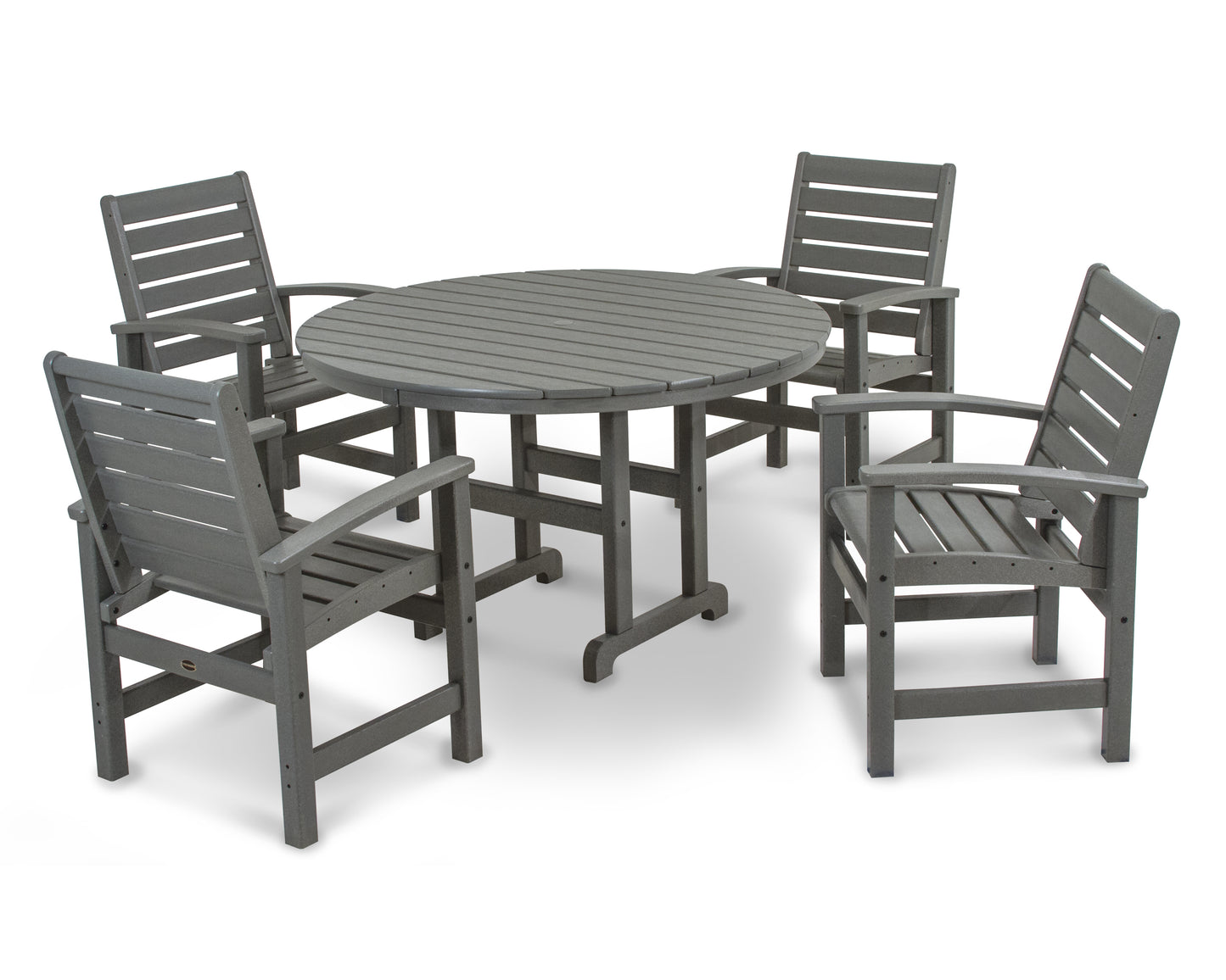 Signature 5-Piece Round Farmhouse Dining Set