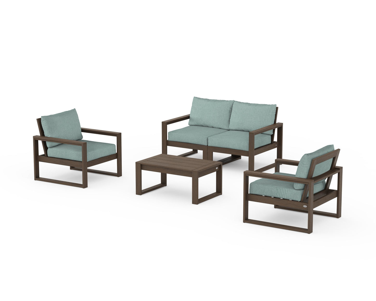 EDGE Sectional 4-Piece Deep Seating Set with Loveseat