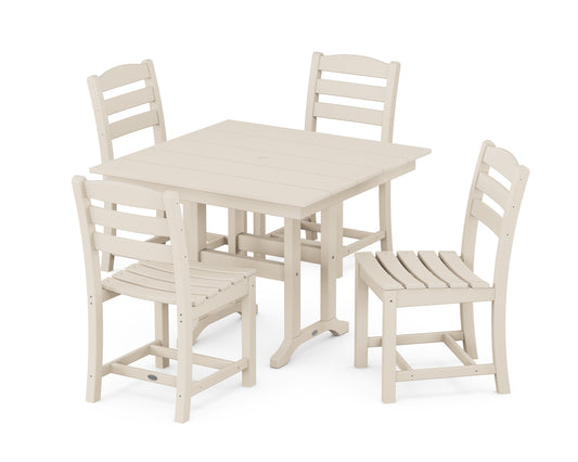 La Casa Cafâ€š Side Chair 5-Piece Farmhouse Dining Set